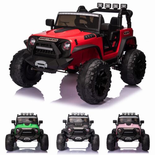 400W Electric Ride-On Truck for Kids with Remote Control and LED Lights - 24V Powered Vehicle