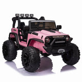 2-Seater 24V Electric Ride-On Toy Truck with Remote Control and AUX for Kids