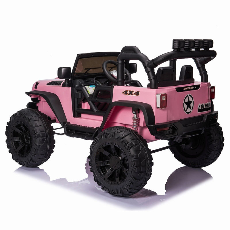 2-Seater 24V Electric Ride-On Toy Truck for Kids with Remote Control - On Sale Now!