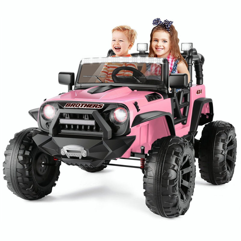Electric 2-Seater Truck Toy for Kids with Remote Control - 2x200W 24V Power