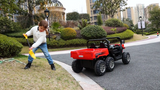 2 Seater 4WD Ride On Car with Dump Bed, Remote Control, and Music - 300W Motors, 24V