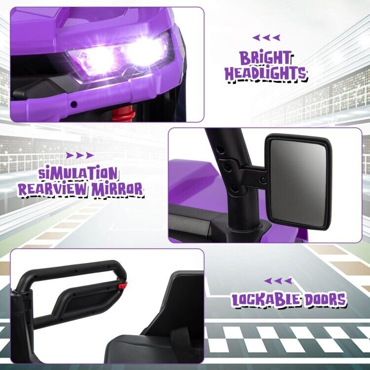 2-Seater Electric Dump Truck Ride-On for Kids with Remote Control - 12V