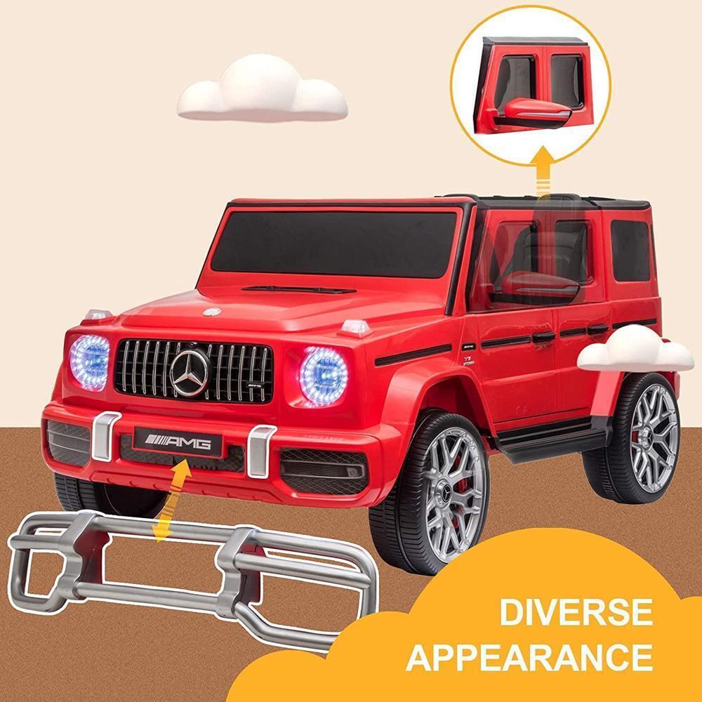 2-Seater Electric Ride-on Car for Kids with MP3 and Remote Control - Red