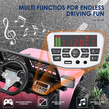 24V/12V Kids Electric Ride On Jeep with Remote Control, LED Lights, and MP3 Player - Limited Time Offer!
