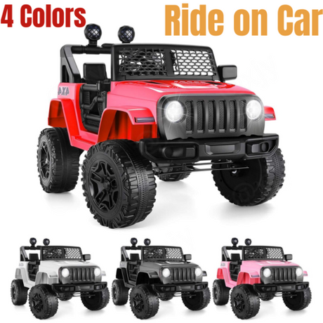 12V Electric Kids Ride On Car with Remote Control and MP3 Player - Perfect Gift for Little Drivers!