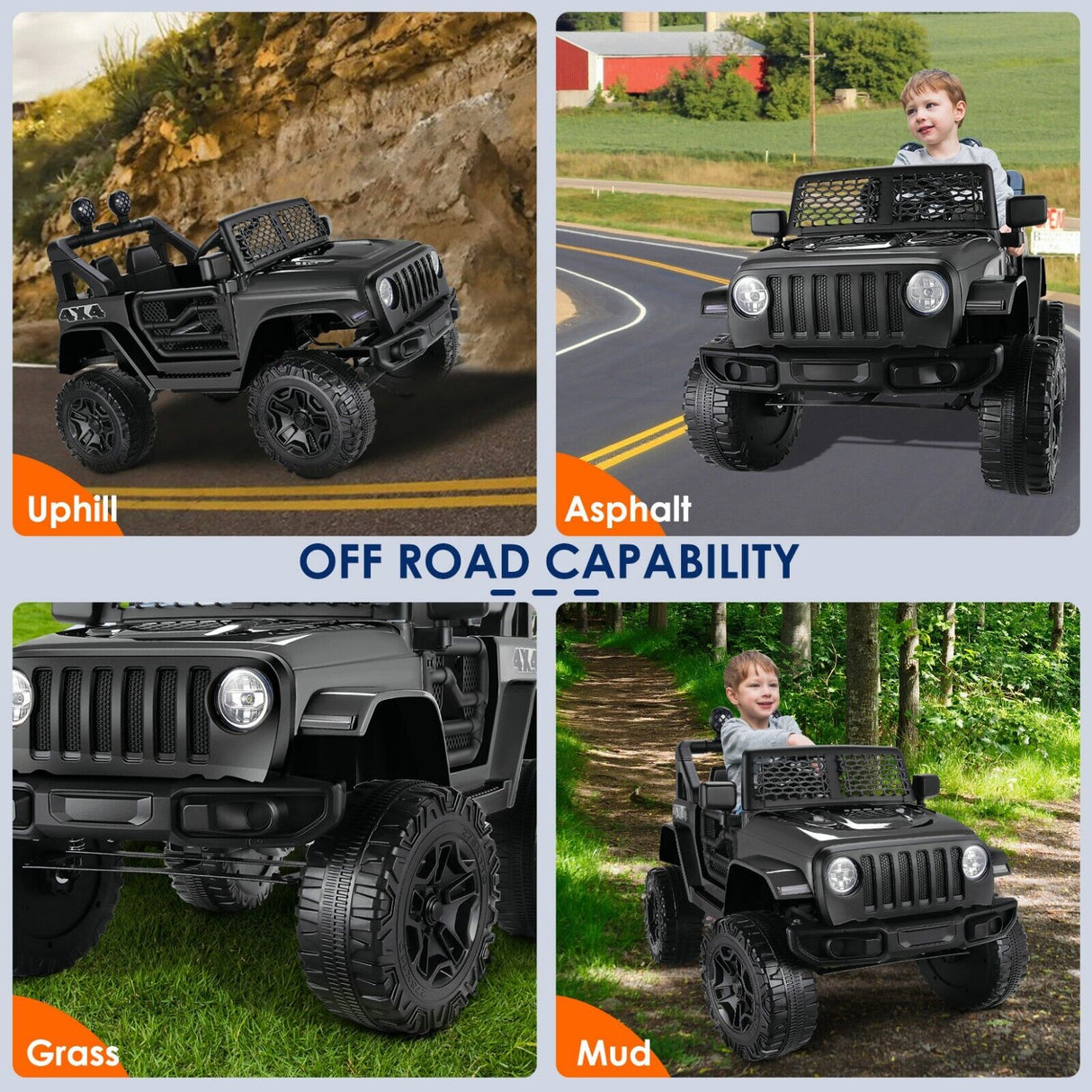12V Electric Kids Ride On Car with Remote Control and MP3 Player - Perfect Gift for Little Drivers!