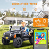 Electric Ride-On Car for Kids with Parental Remote Control, LED Lights, and MP3 Player - 12V