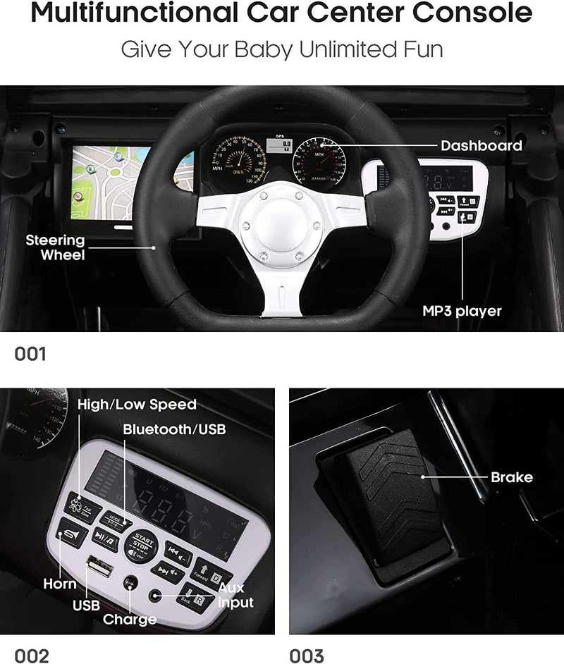 2-Seater Electric Ride-On SUV Truck for Kids with Remote Control and MP3/USB Connectivity