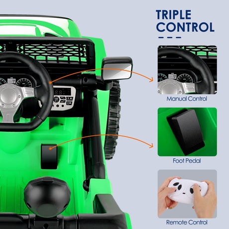 2-Seater Electric Ride On Car Toy Truck for Kids with Remote Control - On Sale Now!