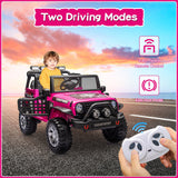 2-Seater Electric Ride-On Jeep for Kids with MP3 and Remote Control - 12V Toy Truck