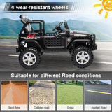 2-Seater Electric Ride-On Jeep for Kids with Remote Control - 12V Toy Truck