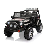 2-Seater Electric Toy Jeep for Kids with Remote Control, USB and Bluetooth Connectivity