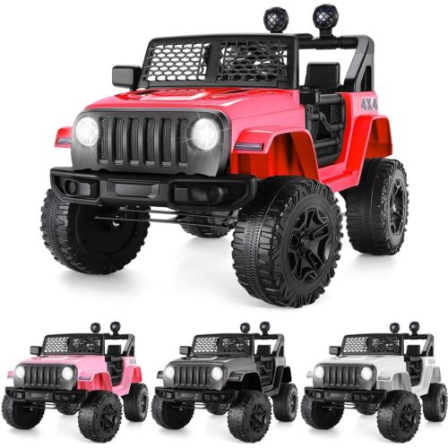 Electric Ride-On Toy Truck for Kids with Bluetooth MP3 and Remote Control - 12V Gift Car