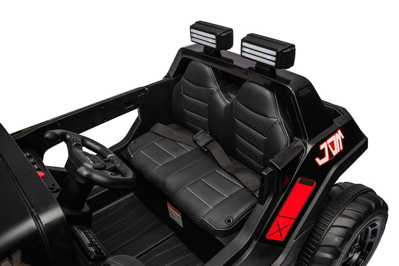 2-Seater Electric Ride-On Toy Truck with MP3 and Remote Control for Kids (24V)