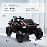 2-Seater Electric Ride-On Toy Truck with MP3 and Remote Control for Kids (24V)