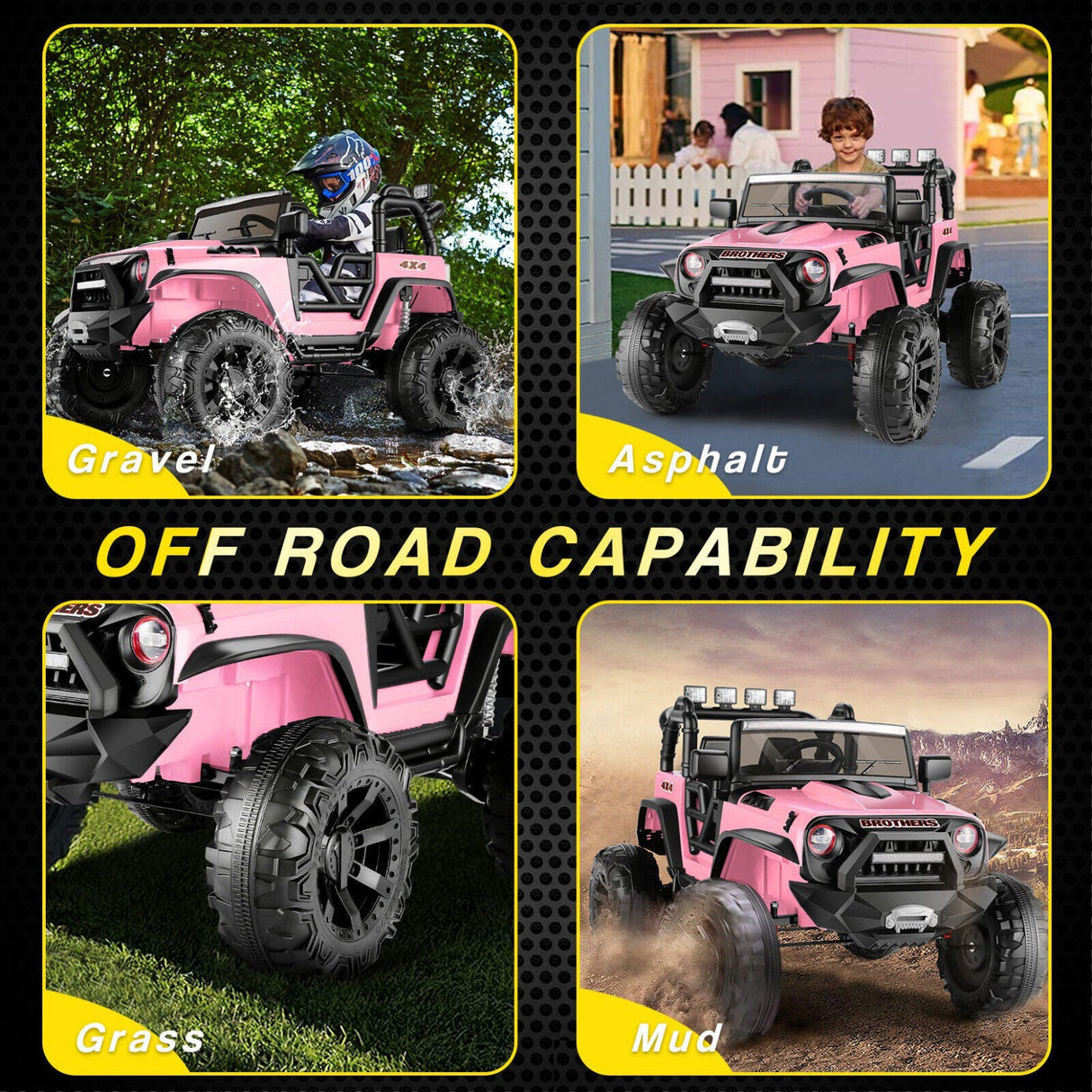 2-Seater 24V Electric Ride-On Truck with Bluetooth and Remote Control - 400W Power