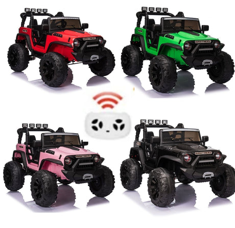 2-Seater Electric Ride-On Truck for Kids with Bluetooth and Remote Control - 24V