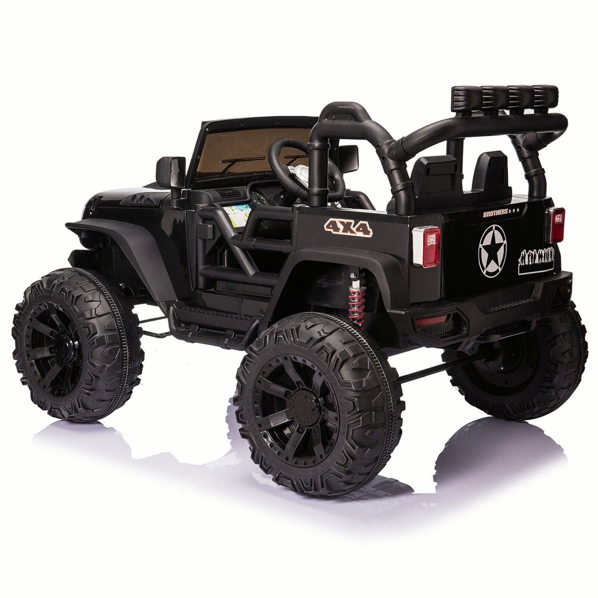 2-Seater Electric Ride-On Truck for Kids with Bluetooth and Remote Control - 24V