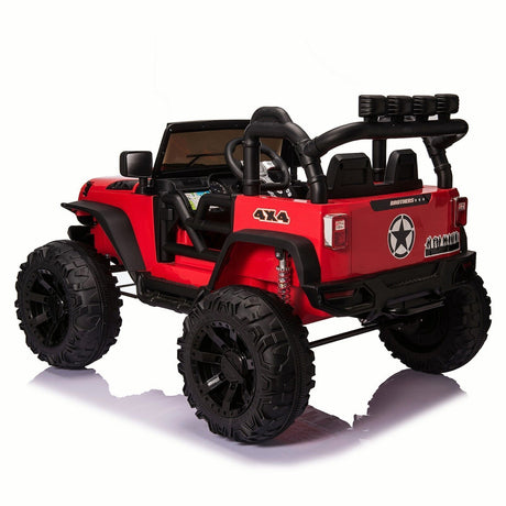 2-Seater Electric Ride-On Truck for Kids with Bluetooth and Remote Control - 24V