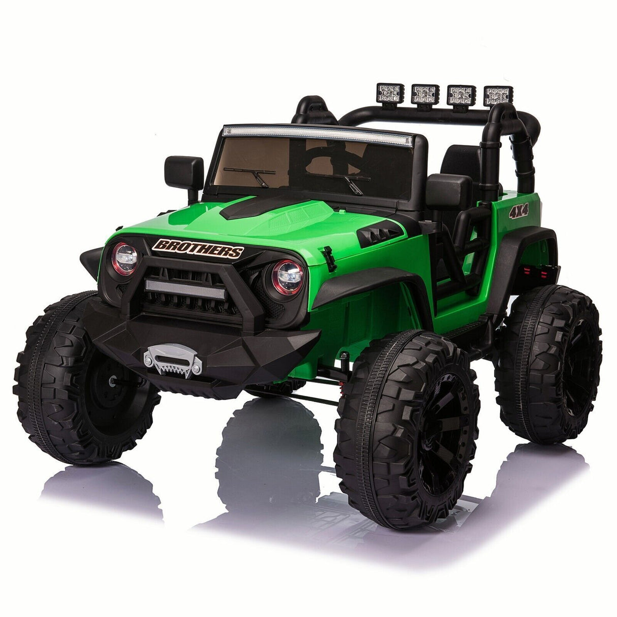 2-Seater Electric Ride-On Truck for Kids with Bluetooth and Remote Control - 24V