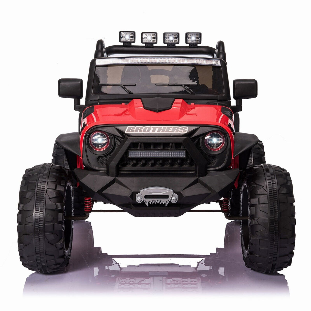 12V/24V Electric Ride On Jeep Toy Car with USB, Bluetooth, and Remote Control for Kids