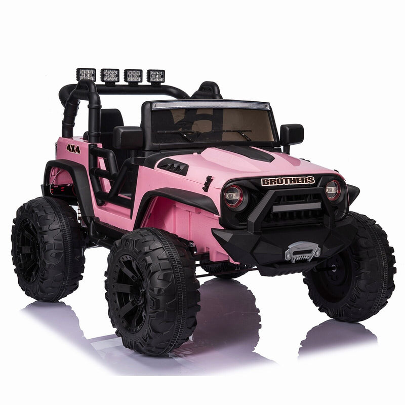 Remote Control Electric Jeep Truck Toy for Kids - 200W×2 Motor - Perfect Christmas Gift