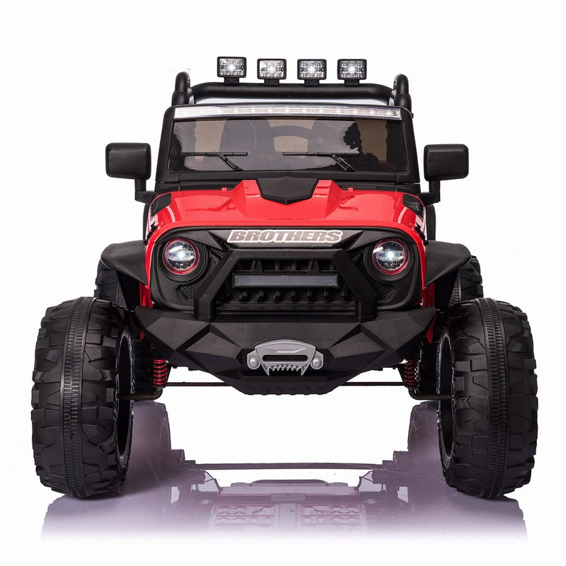 Remote Control Electric Jeep Truck Toy for Kids - 200W×2 Motor - Perfect Christmas Gift