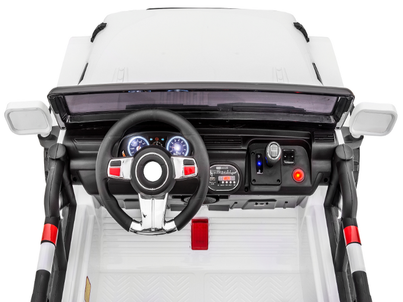 Cars For Kids Jeep Style 4x4 Monster Truck W/Rubber Tires 24 Volt