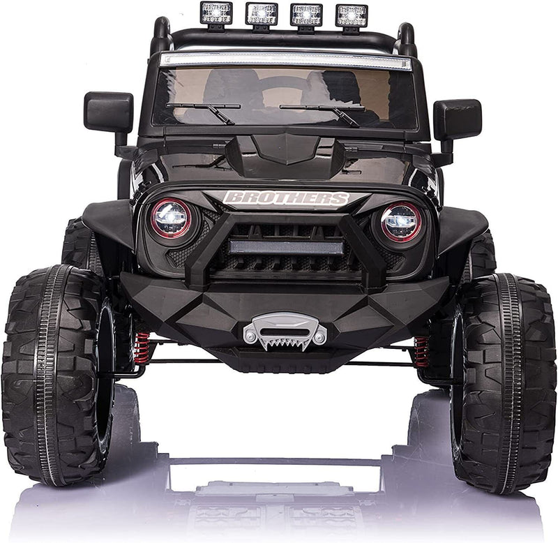 2-Seater 24V Electric Ride On Car Truck for Kids with Parent Remote Control - 400W Power