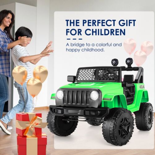 2-Seater Kids Electric Car with Parental Remote Control and MP3 Player - 12V Ride On Truck