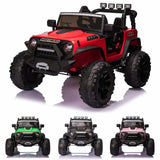 2-Seater Kids Electric Car with Remote Control, MP3 Player, and LED Lights - 24V Ride-On Truck