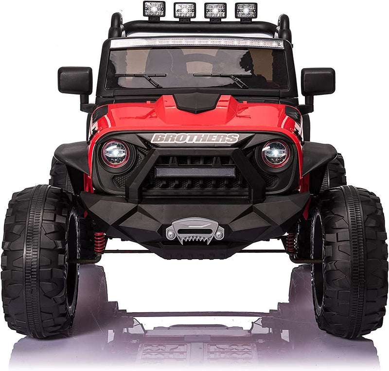 2-Seater Kids Ride On Truck with Remote Control and Powerful 200W Motors - Perfect Toy Car for Little Drivers!