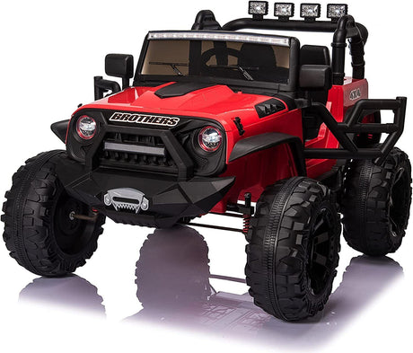 2-Seater 24V Electric Ride-On Truck for Kids with Parental Remote Control - Brand New