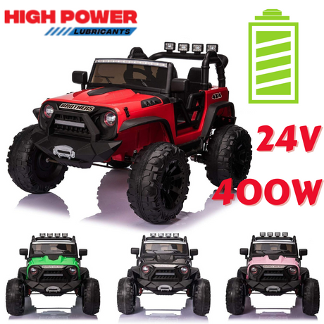 2-Seater Kids Ride On Truck with Remote Control and Powerful 200W Motors