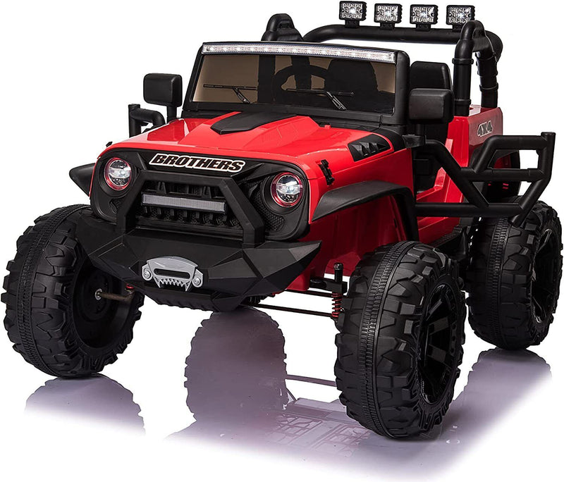 2-Seater Kids Ride On Truck with Remote Control and Powerful 200W Motors - Fun Toy Car for Children
