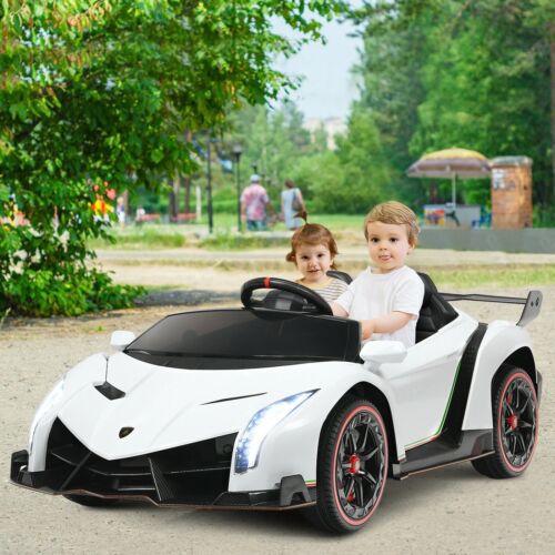 2 Seater Licensed Lamborghini Electric Ride On Car for Kids with Remote Control - 12V