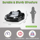 2-Seater Licensed Mercedes-Benz/Bentley Electric Ride-On Car for Kids with Remote Control