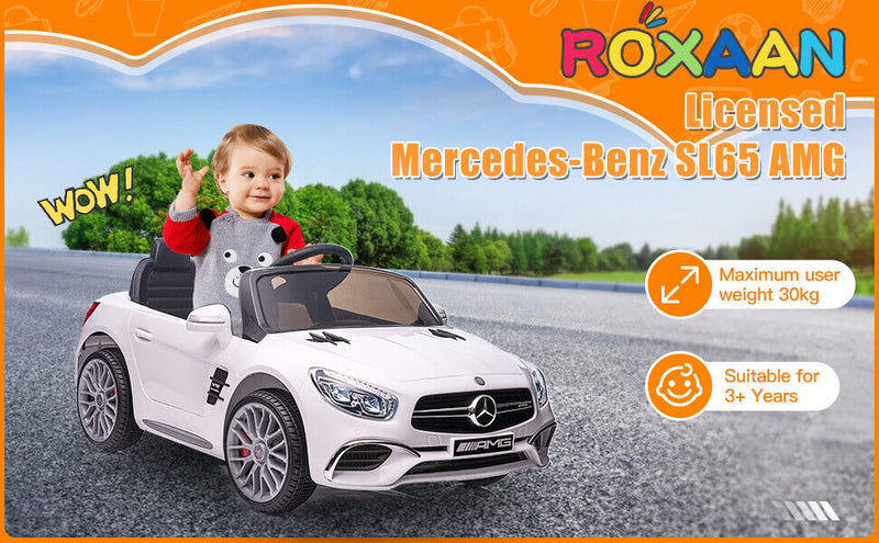 2-Seater Mercedes-Benz Licensed Electric Ride-On Car for Kids with Remote Control - 12V