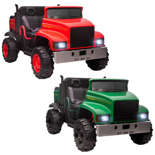 2-Seater Ride-On Truck with Detachable Bucket and Parental Control Music - 12V