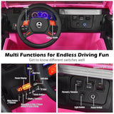 2-Seater Toddler Ride-On Truck with Remote Control and Lights - 12V Driving Toy Car