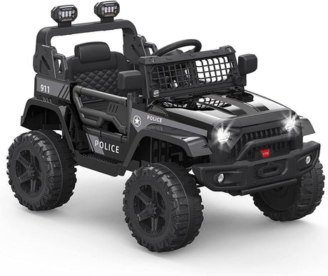 2-Speed Bluetooth Electric Kids Ride-On Truck with LED Lights and Remote Control - 12V US Version