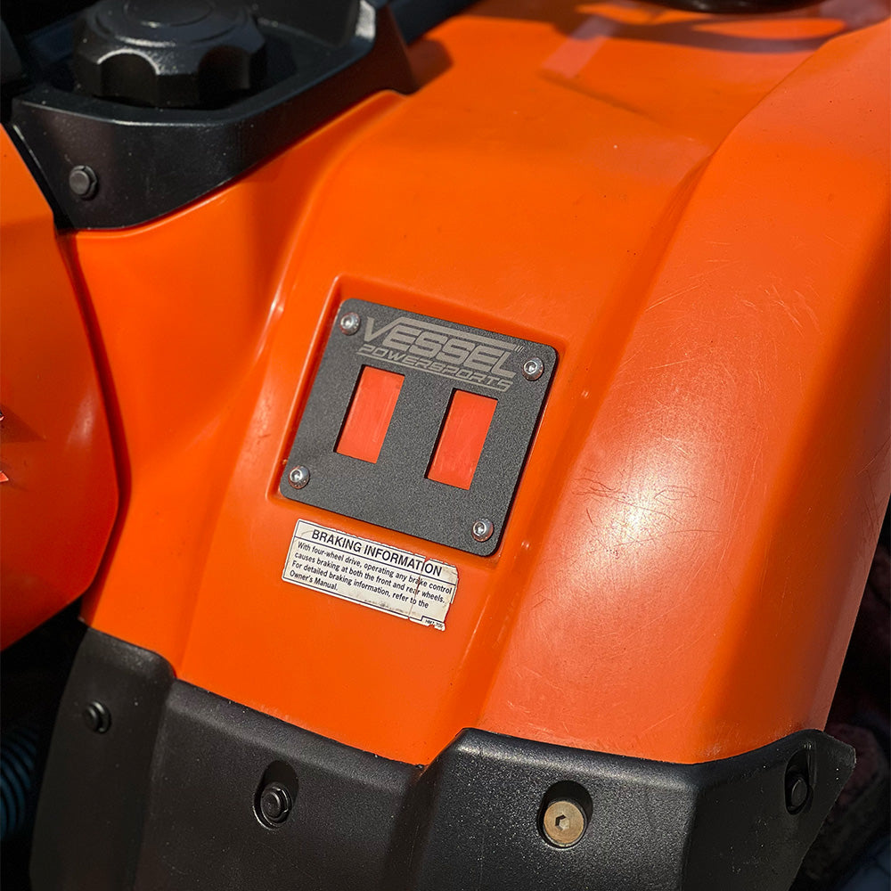 2 Switch Panel for 2014+ Honda Rancher, Foreman, Rubicon Vessel Powersports