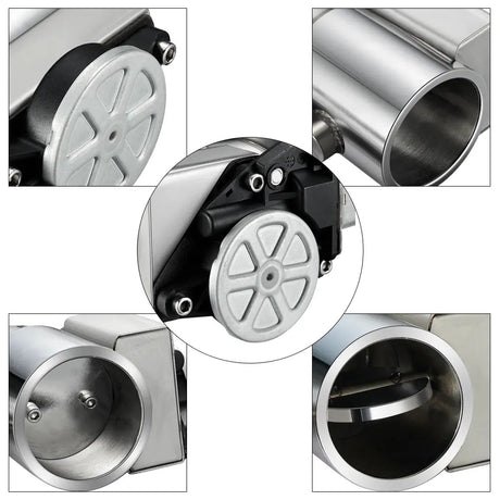 2.0 Inch Dual Electric Exhaust Cutout Remote Kit with One Controller | FLASHARK Flashark