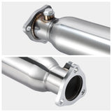 2.25" Catless Downpipe Exhaust for 1990-2001 Acura Integra / 1988-2000 Honda Civic / 1988-1991 CRX / 1993-1997 Del Sol