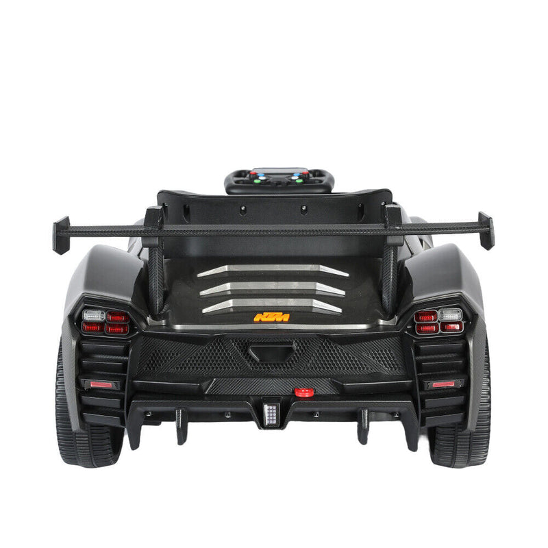 2.4G RC Electric Ride-On Car with MP3 Player and LED Lights - 3 Speeds for Kids