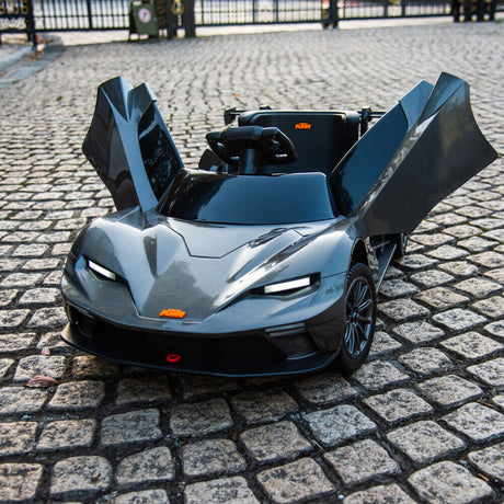 2.4G RC Electric Ride-On Car with MP3 Player and LED Lights - 3 Speeds for Kids