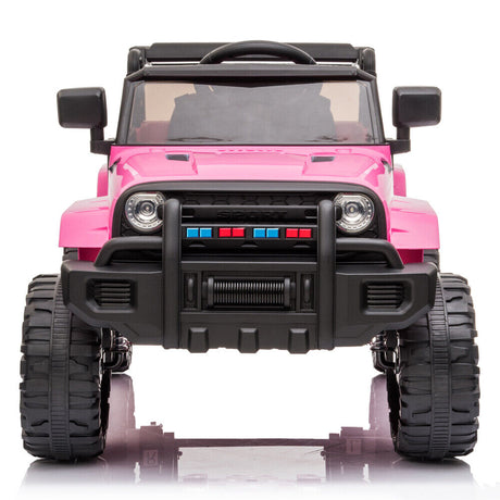 2.4G RC Remote Control Kids Ride On Car Truck with Dual Drive - 12V Electric Toy for Children