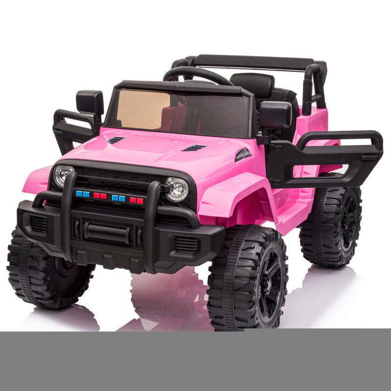 2.4G RC Remote Control Kids Ride On Car Truck with Dual Drive - 12V Electric Toy for Children