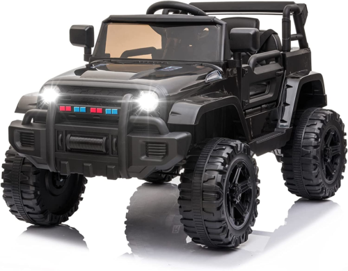2.4G Remote Control Electric Ride-On Truck for Kids with 12V Battery