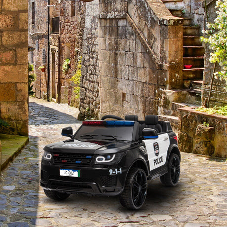 2.4G Remote Control Kids Police Ride On Car with LED Flashing Lights